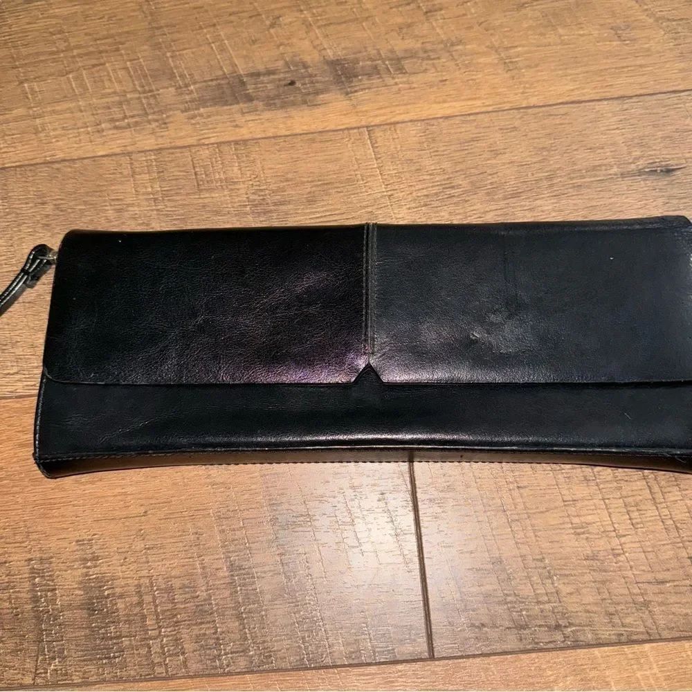 Alfani Elegant Black Leather Clutch